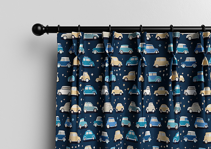 Roadtrip, Navy Blue - Made to Measure Curtains - Image 10